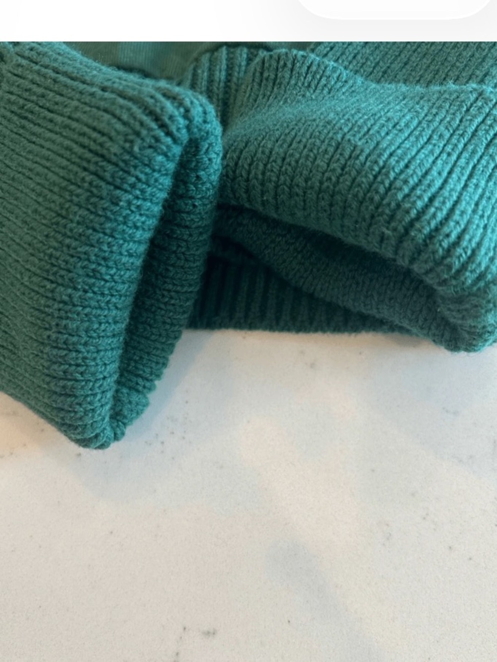 Dolan Anthropologie Teal Cowl Neck Balloon Sleeve Sweater - Picture 4 of 7
